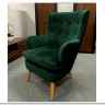Кресло Halmar RAVEL (темно-зеленый/натуральный) заказать по цене 31 566 руб. в Перми