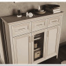 Шкаф-витрина Classic глиняный серый REG2W2D1S/170 BRW заказать по цене 38 730 руб. в Перми