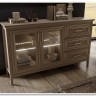 Шкаф-витрина Classic глиняный серый REG2W2D1S/170 BRW заказать по цене 38 730 руб. в Перми