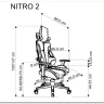 Кресло компьютерное Halmar NITRO 2 (красный/черный) заказать по цене 43 394 руб. в Перми