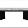 Стол АДАЖИО 240 (320) см MINERAL STONE NATURAL, керамика / Черный каркас заказать по цене 123 150 руб. в Перми