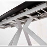 Стол BELLUNO 160 MARBLES KL-99 Белый мрамор матовый итальянская керамика/ белый каркас заказать по цене 99 320 руб. в Перми