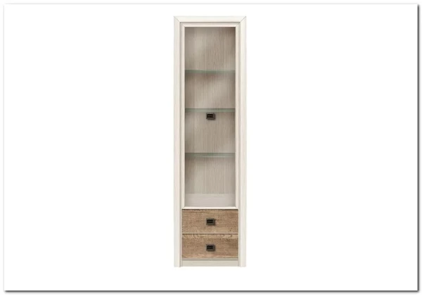 Витрина Koen REG1W2S ясень снежный BRW заказать по цене 15 930 руб. в Перми