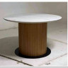 Стол MESA D120 цвет БЕЛЫЙ МРАМОР M326 / Каркас OAK, DISAUR заказать по цене 68 300 руб. в Перми