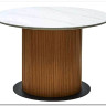 Стол MESA D120 цвет БЕЛЫЙ МРАМОР M326 / Каркас OAK, DISAUR заказать по цене 68 300 руб. в Перми