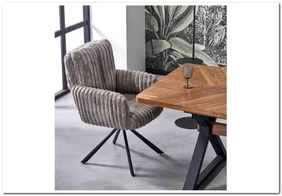 Стол обеденный Halmar BARON 200 (орех/черный)