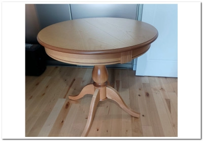 Стол обеденный Диалог 5 круглый на балясине (раздвижной) BOSSANOVA