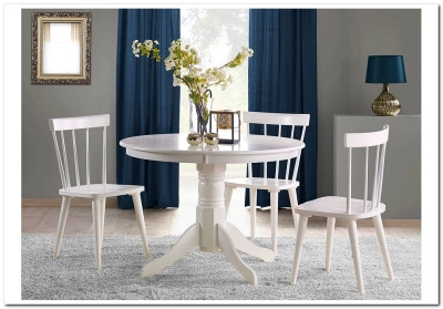 Стол обеденный Halmar GLOSTER (белый)