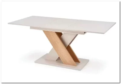 Стол обеденный Halmar XARELTO 130 (кашемир/дуб кремона)