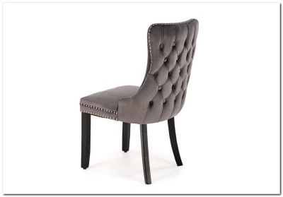 Стул кухонный Halmar ALDA (серый/черный)