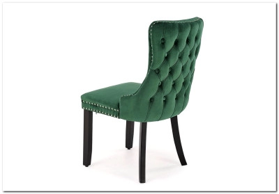 Стул кухонный Halmar ALDA (темно-зеленый/черный)