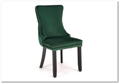 Стул кухонный Halmar ALDA (темно-зеленый/черный)