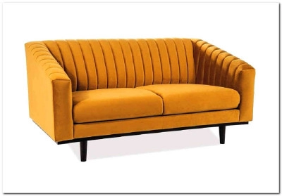 Диван ASPREY 2 Velvet Bluvel 68  Signal (карри)